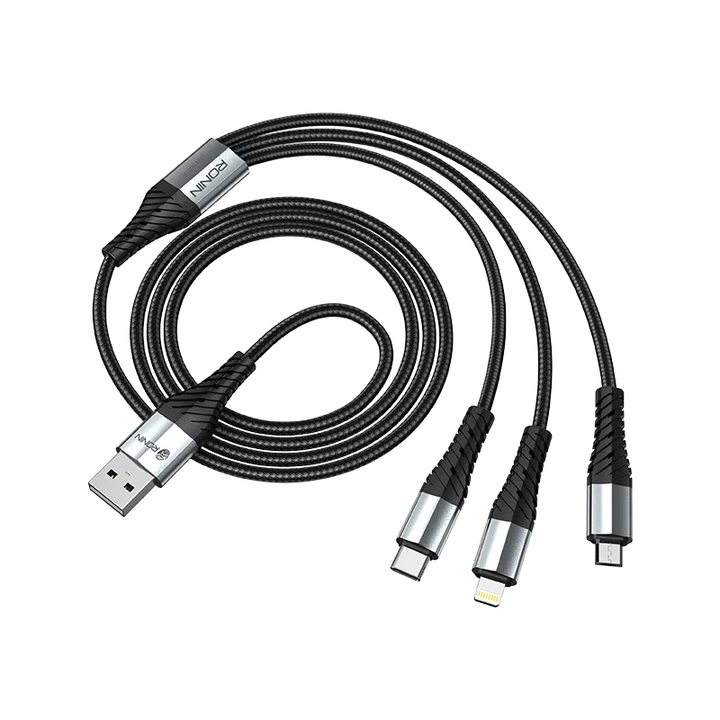 Ronin R-305 Universal 3-in-1 Multi Connector Fast Cable